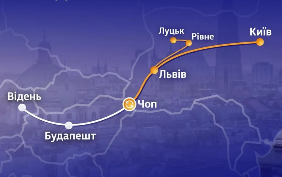 До Будапешта та Відня запускає новий маршрут