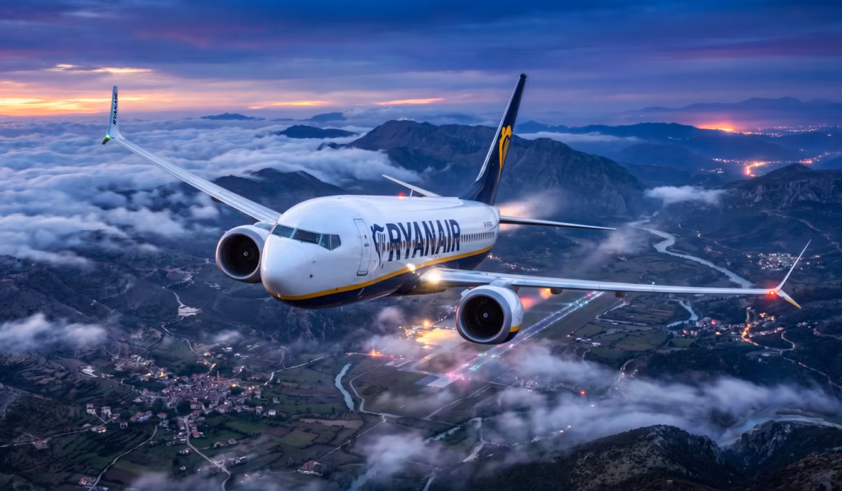 Ryanair збільшує зимову програму в Ризі: 16 маршрутів і більше рейсів на 10 напрямках