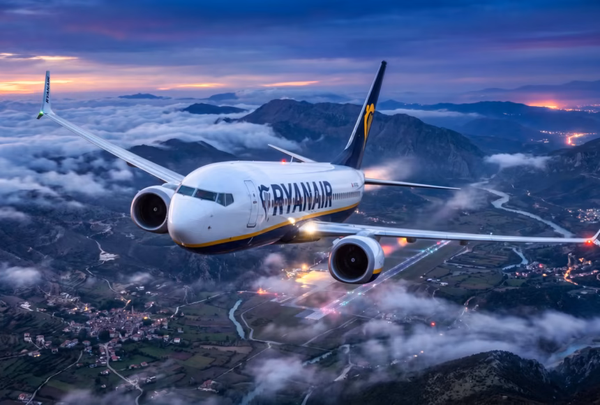 Ryanair збільшує зимову програму в Ризі: 16 маршрутів і більше рейсів на 10 напрямках